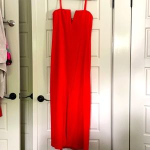 Strapless gown by BCBG